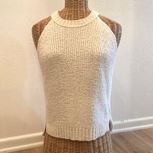 J. Crew Cream Knit Tank Top Women’s Size Small 🥥